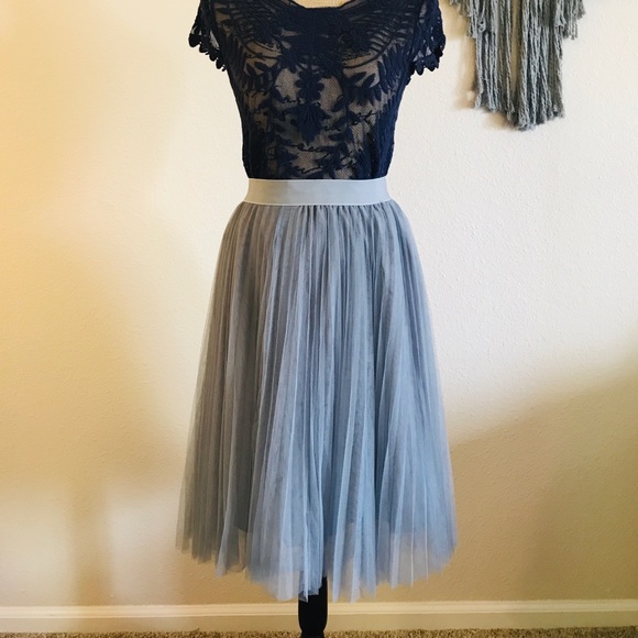 Dresses & Skirts - ☾ Grey Tulle Maxi Skirt ONE SIZE